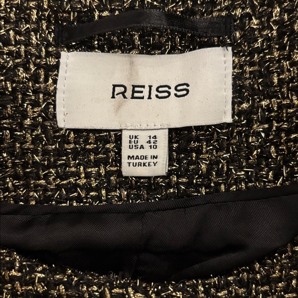 Reiss Wynee Cropped Sparkle Jacket - Picture 4 of 6